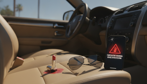 découvrez les objets dangereux à ne surtout pas laisser dans votre voiture en été pour éviter accidents et dégradations dues à la chaleur.