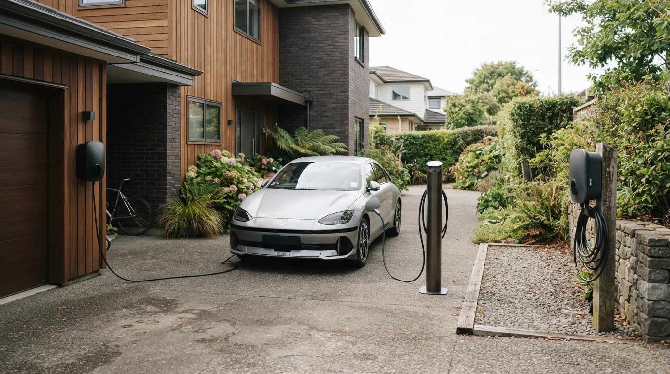comparez les bornes de recharge 7 kw pour la maison en 2026 : modèles muraux, sur pied ou adaptés au parking, avec leurs avantages.